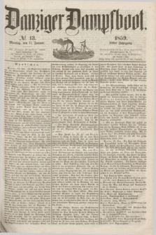 Danziger Dampfboot. Jg.29, № 13 (17 Januar 1859)