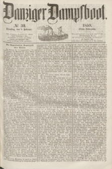 Danziger Dampfboot. Jg.29, № 32 (8 Februar 1859)