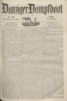 Danziger Dampfboot. Jg.29, № 78 (2 April 1859)