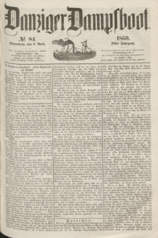 Danziger Dampfboot. Jg.29, № 84 (9 April 1859)