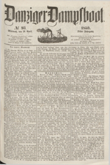 Danziger Dampfboot. Jg.29, № 93 (20 April 1859)