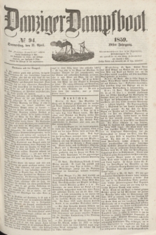 Danziger Dampfboot. Jg.29, № 94 (21 April 1859)