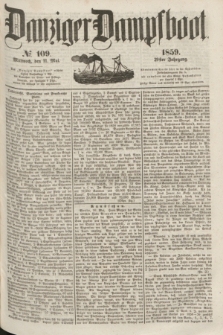 Danziger Dampfboot. Jg.29, № 109 (11 Mai 1859)