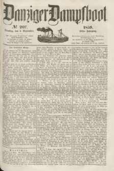 Danziger Dampfboot. Jg.29, № 207 (6 September 1859)