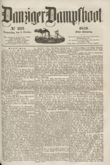 Danziger Dampfboot. Jg.29, № 233 (6 October 1859)