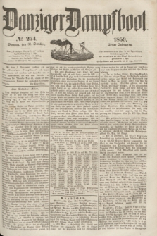 Danziger Dampfboot. Jg.29, № 254 (31 October 1859)