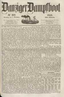 Danziger Dampfboot. Jg.29, № 261 (8 November 1859)