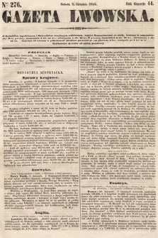 Gazeta Lwowska. 1854, nr 276