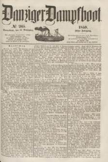 Danziger Dampfboot. Jg.29, № 265 (12 November 1859)