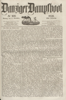 Danziger Dampfboot. Jg.29, № 266 (14 November 1859)