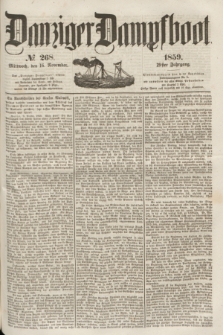 Danziger Dampfboot. Jg.29, no 268 (16 November 1859)