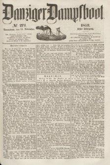 Danziger Dampfboot. Jg.29, № 271 (19 November 1859)