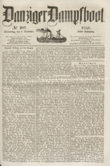 Danziger Dampfboot. Jg.29, № 287 (8 Dezember 1859)