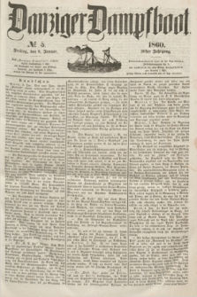 Danziger Dampfboot. Jg.30, № 5 (6 Januar 1860)