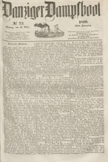 Danziger Dampfboot. Jg.30, № 73 (26 März 1860)
