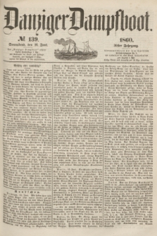 Danziger Dampfboot. Jg.30, № 139 (16 Juni 1860)