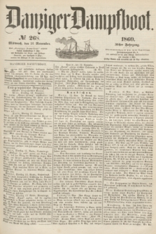 Danziger Dampfboot. Jg.30, № 268 (14 November 1860)