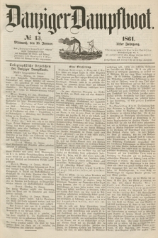 Danziger Dampfboot. Jg.31, № 13 (16 Januar 1861)