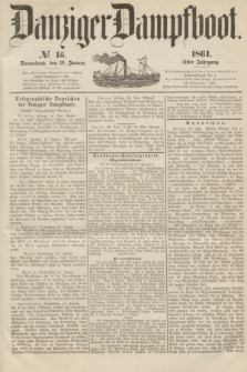 Danziger Dampfboot. Jg.31, № 16 (19 Januar 1861)