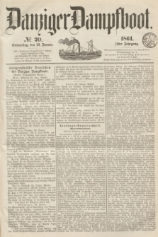 Danziger Dampfboot. Jg.31, № 20 (24 Januar 1861)
