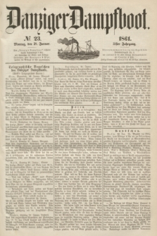 Danziger Dampfboot. Jg.31, № 23 (28 Januar 1861)