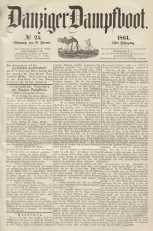 Danziger Dampfboot. Jg.31, № 25 (30 Januar 1861)