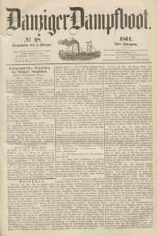 Danziger Dampfboot. Jg.31, № 28 (2 Februar 1861)