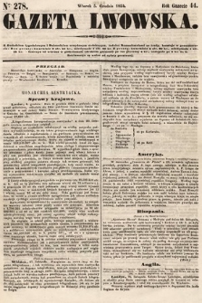 Gazeta Lwowska. 1854, nr 278