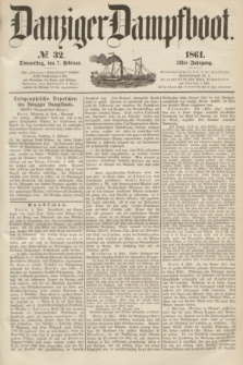 Danziger Dampfboot. Jg.31, № 32 (7 Februar 1861)