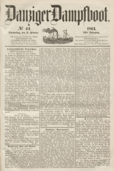 Danziger Dampfboot. Jg.31, № 44 (21 Februar 1861)