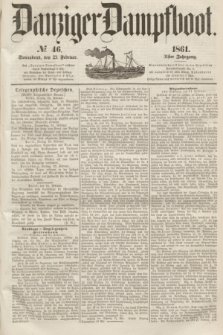 Danziger Dampfboot. Jg.31, № 46 (23 Februar 1861)
