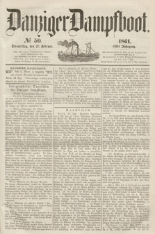 Danziger Dampfboot. Jg.31, № 50 (28 Februar 1861)