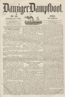 Danziger Dampfboot. Jg.31, № 56 (7 März 1861)