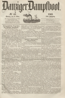 Danziger Dampfboot. Jg.31, № 59 (11 März 1861)