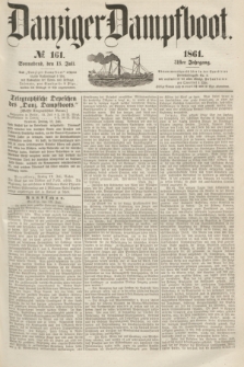 Danziger Dampfboot. Jg.31, № 161 (13 Juli 1861)