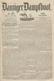 Danziger Dampfboot. Jg.31, № 172 (26 Juli 1861)