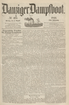 Danziger Dampfboot. Jg.31, № 178 (2 August 1861)