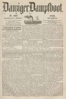 Danziger Dampfboot. Jg.31, № 207 (5 September 1861)