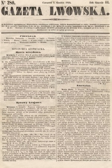 Gazeta Lwowska. 1854, nr 280