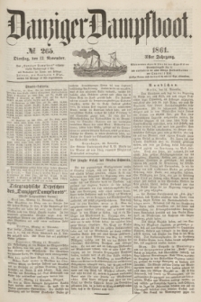 Danziger Dampfboot. Jg.31, № 265 (12 November 1861)