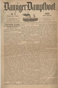 Danziger Dampfboot. Jg.32, № 2 (3 Januar 1862)