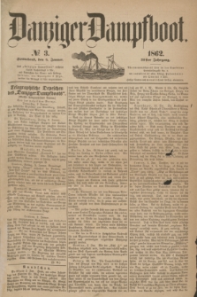 Danziger Dampfboot. Jg.32, № 3 (4 Januar 1862)