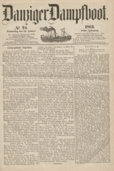 Danziger Dampfboot. Jg.34[!], № 24 (29 Januar 1863)