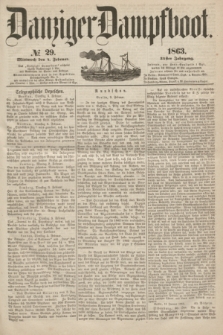 Danziger Dampfboot. Jg.34[!], № 29 (4 Februar 1863)