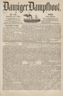 Danziger Dampfboot. Jg.34[!], № 54 (5 März 1863)