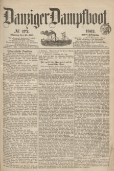 Danziger Dampfboot. Jg.34[!], № 172 (27 Juli 1863)