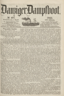 Danziger Dampfboot. Jg.34[!], № 177 (1 August 1863) + dod.