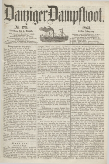 Danziger Dampfboot. Jg.34[!], № 179 (4 August 1863)