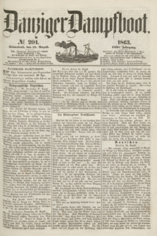 Danziger Dampfboot. Jg.34[!], № 201 (29 August 1863)