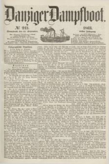 Danziger Dampfboot. Jg.34[!], № 213 (12 September 1863)